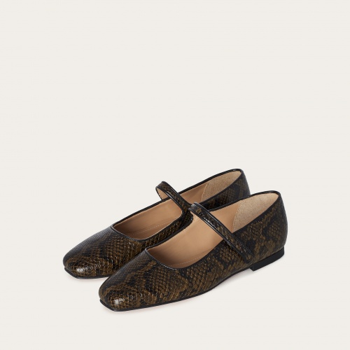 Pass Ballerina, olive python pattern
